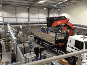 Arriving at the Verwood site