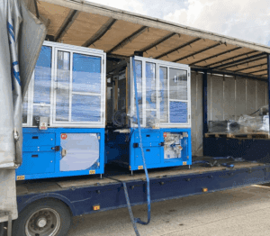 The new machines arrive