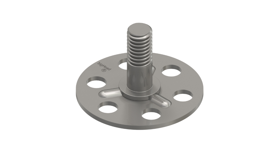 CAD render of bigHead partial external thread