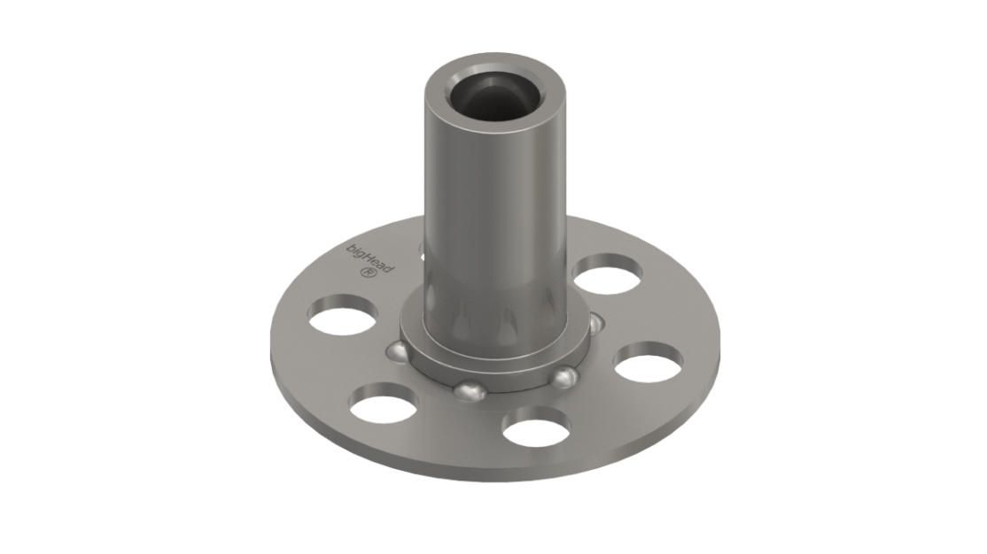 CAD render of bigHead partial internal thread
