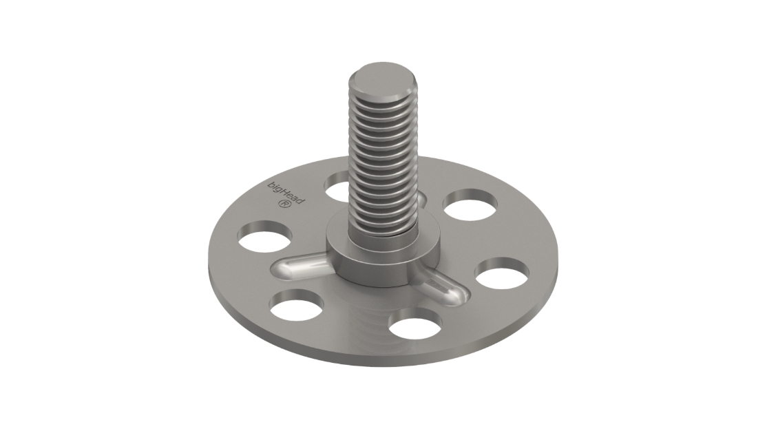 CAD render of bigHead property class/specific loadability fixings