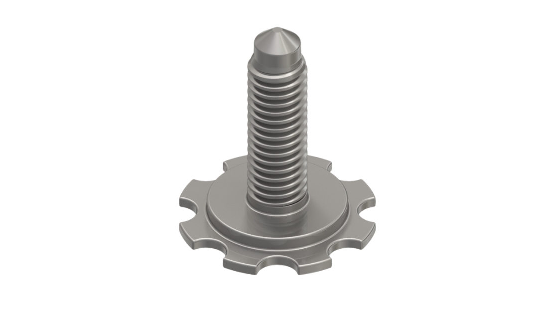CAD render of bigHead single piece product