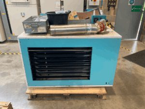 bigHead's old gas heating unit is removed